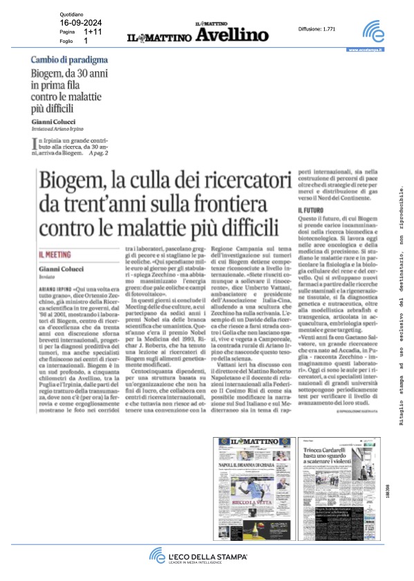Biogem, la culla dei ricercatori da trent'anni sulla frontiera contro le malattie più difficili